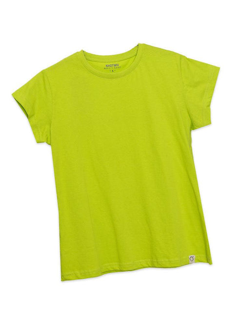 Lime Green Short - Sleeve - Khotwh