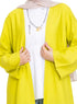 Lime Punch Linen Kimono - Khotwh