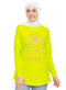 Lime Punch Printed Long - Sleeve Design 33 - Khotwh