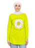 Lime Punch Printed Long - Sleeve Design 34 - Khotwh