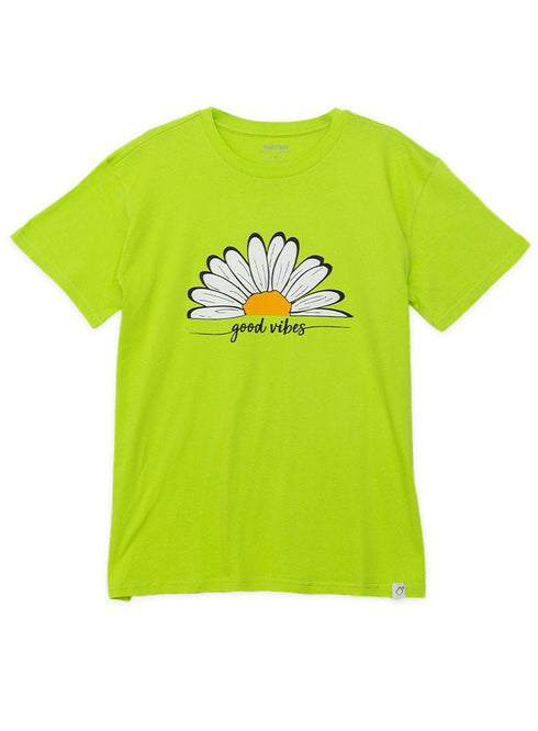 Lime Punch Printed O.S Short - Sleeve Design 18 - Khotwh