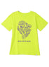 Lime Punch Printed O.S Short - Sleeve Design 4 - Khotwh