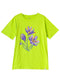 Lime Punch Printed O.S Short - Sleeve Design 5 - Khotwh
