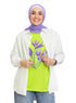 Lime Punch Printed O.S Short - Sleeve Design 5 - Khotwh