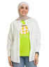 Lime Punch Printed O.S Short - Sleeve Design 7 - Khotwh