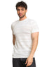 Lines - White F - Round Knit Pullover - Khotwh