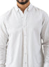 M - Blue - Design 5 Striped Oxford Shirt - Khotwh