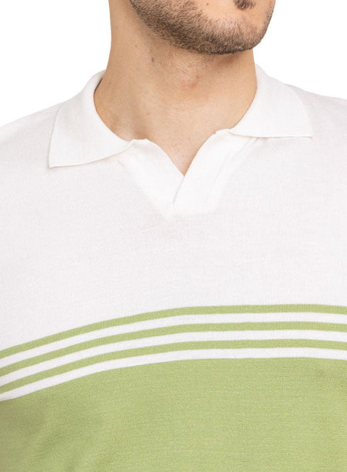 Macaw Green Design 17 - F - Polo Neck T-Shirt - Khotwh