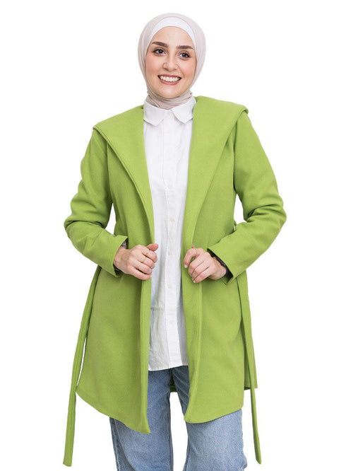 Macaw Green Feather Jacket - Khotwh