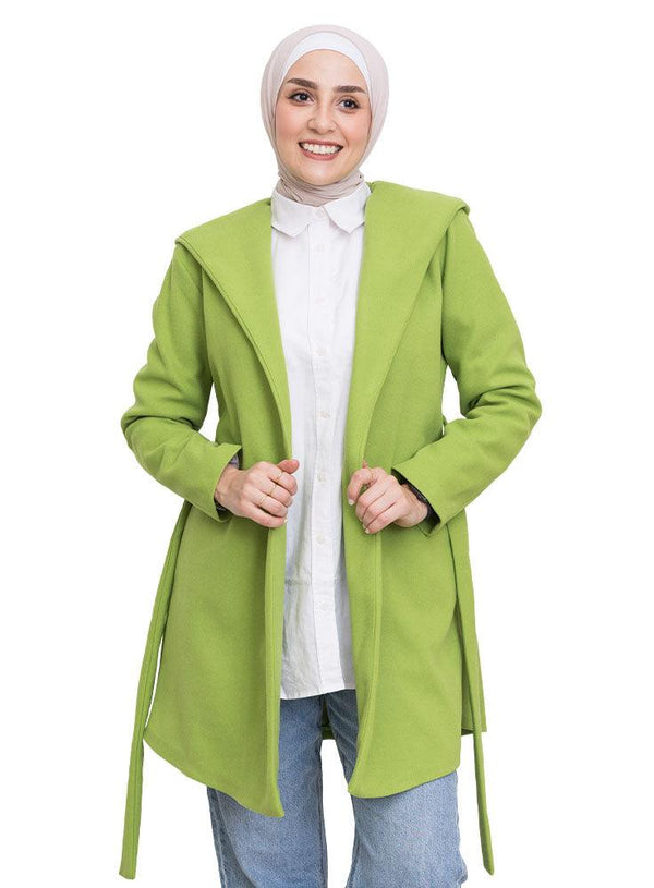 Macaw Green Feather Jacket - Khotwh