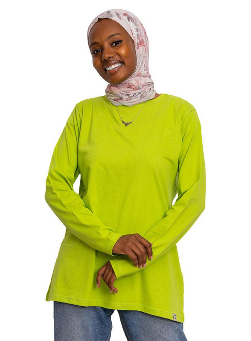 Macaw Green Long - Sleeve - Khotwh