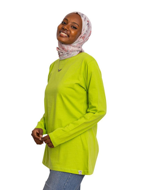 Macaw Green Long - Sleeve - Khotwh