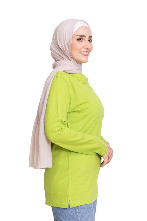 Macaw Green Polo Basic (W) - Khotwh