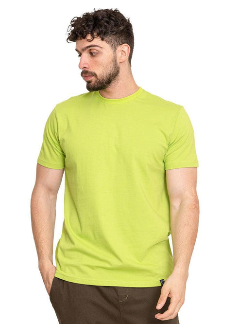 Macaw Green Round T-shirt - Khotwh