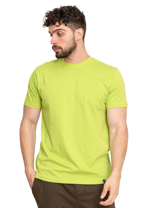 Macaw Green Round T-shirt - Khotwh