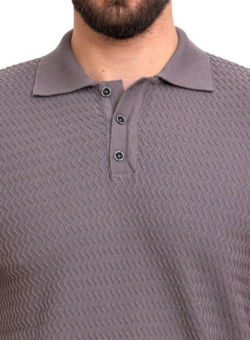 Magnet Design 1011Knit Polo Neck - T-Shirt - Khotwh