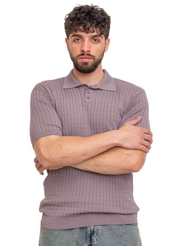 Magnet Design 1162Knit Polo Neck - T-Shirt - Khotwh