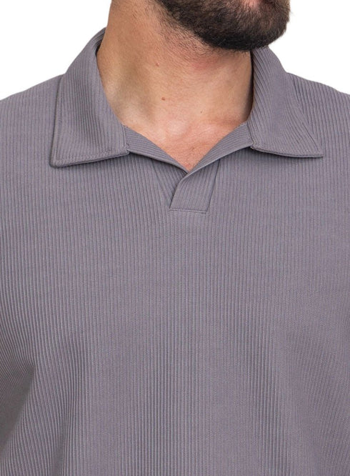 Magnet - Design 2 Jacquard Polo Neck T-Shirt - Khotwh