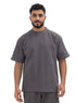 Magnet Jacquard - Over Size Round T-Shirt - Khotwh