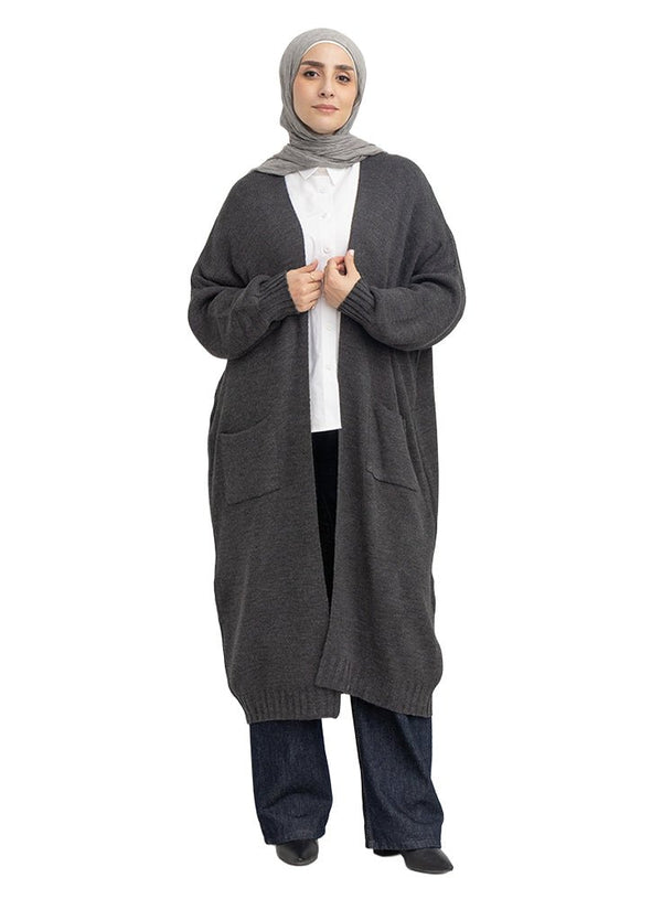 Magnet Knit-Long Cardigan - Khotwh