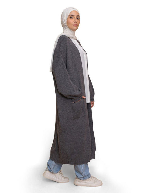 Magnet knitted - Long Cardigan - Khotwh
