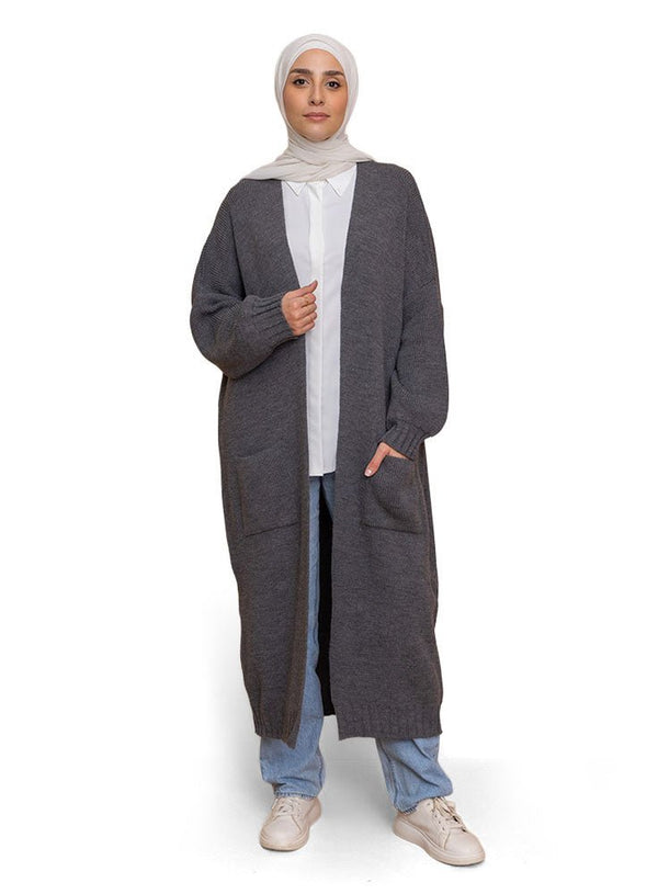 Magnet knitted - Long Cardigan - Khotwh