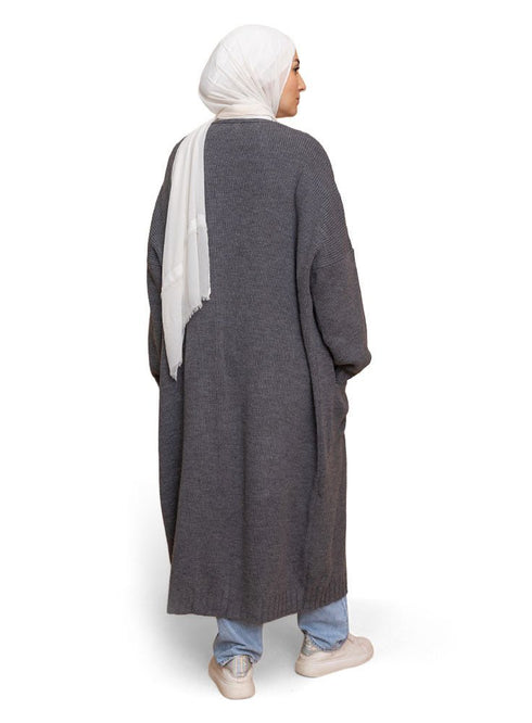 Magnet knitted - Long Cardigan - Khotwh