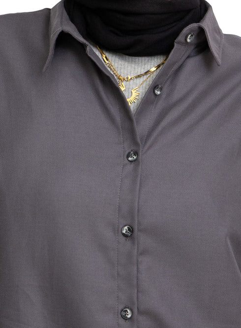 Magnet Linen Over - Size Shirt - Khotwh