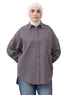 Magnet Pocket Over Size Linen Shirt - Khotwh