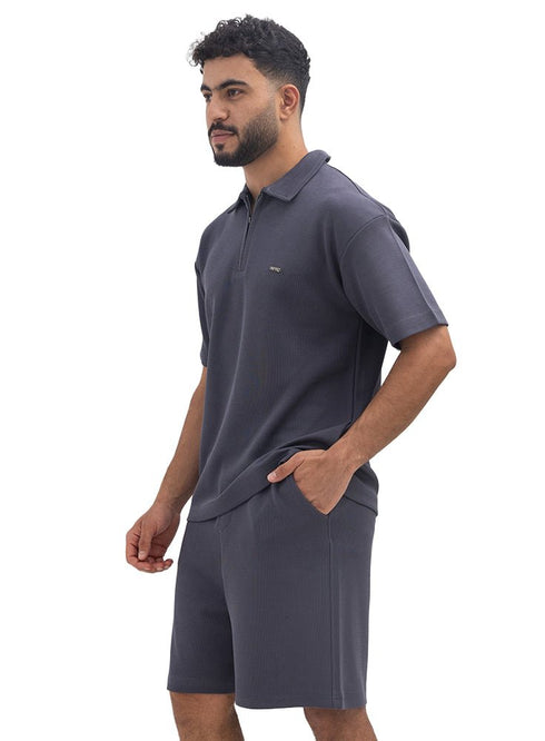 Magnet Polo Neck Suit - Khotwh