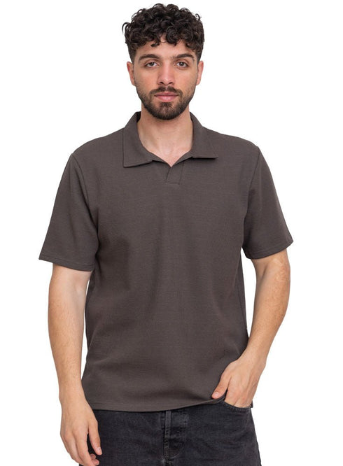 Magnet Squares Polo Neck T-Shirt - Khotwh