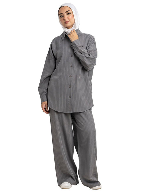 Magnet Striped Suit - Khotwh
