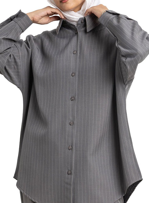 Magnet Striped Suit - Khotwh