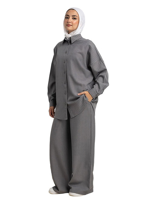 Magnet Striped Suit - Khotwh