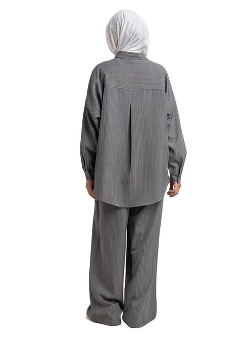 Magnet Striped Suit - Khotwh