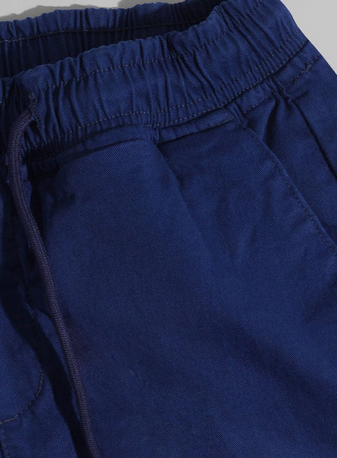 Marine Blue Baggy Pant - Khotwh