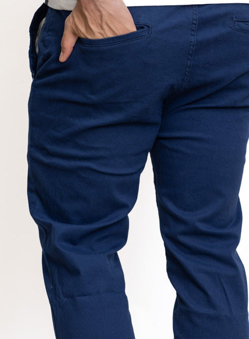 Marine Blue Baggy Pant - Khotwh
