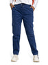 Marine Blue Cargo Pant - Khotwh