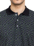 Matrix - Black Printed Polo - Khotwh