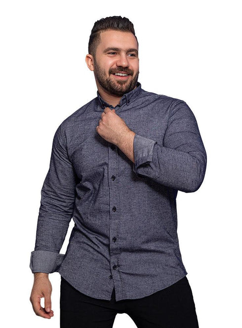 M.Blue Oxford Shirt - Khotwh