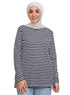 M.Blue Striped Long - Sleeve - Khotwh