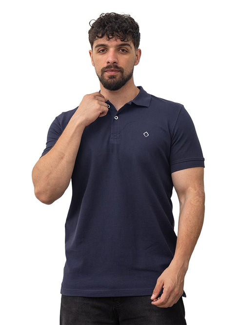 Medieval Blue Basic Polo - Khotwh
