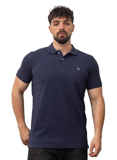 Medieval Blue Basic Polo - Khotwh