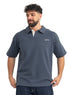Medieval Blue Design 3083 NF-Polo Neck T-Shirt - Khotwh