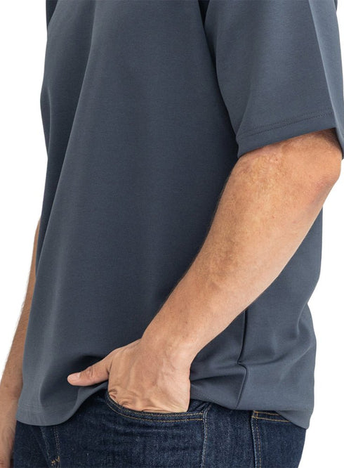 Medieval Blue Design 3083 NF-Polo Neck T-Shirt - Khotwh