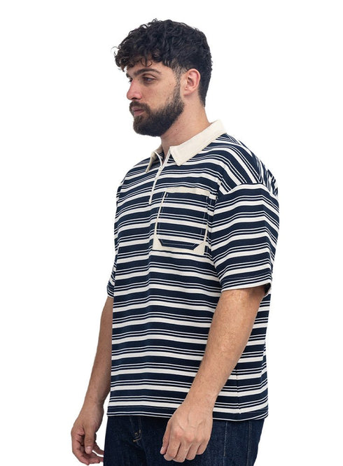 Medieval Blue Design 3097 NF-Polo Neck T-Shirt - Khotwh