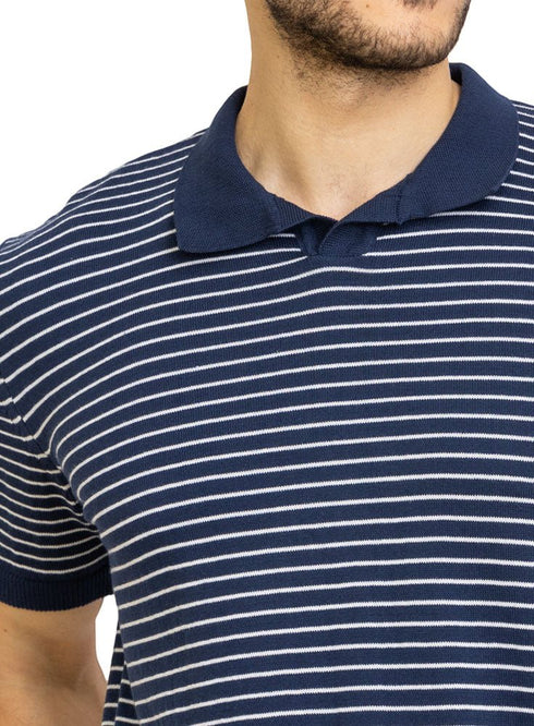 Medieval Blue F - S.Knit Polo T-shirt - Khotwh