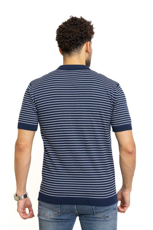 Medieval Blue F - S.Knit Polo T-shirt - Khotwh