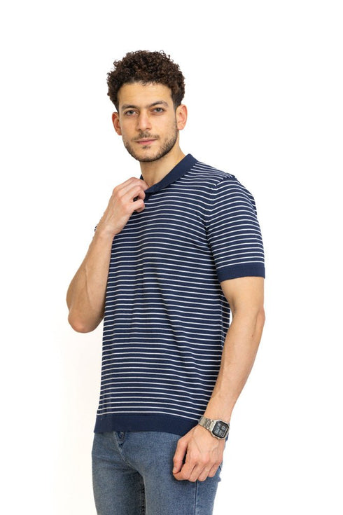 Medieval Blue F - S.Knit Polo T-shirt - Khotwh