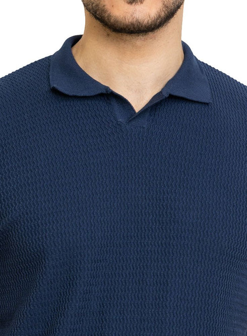 Medieval Blue F - Z - Polo Neck Pullover - Khotwh